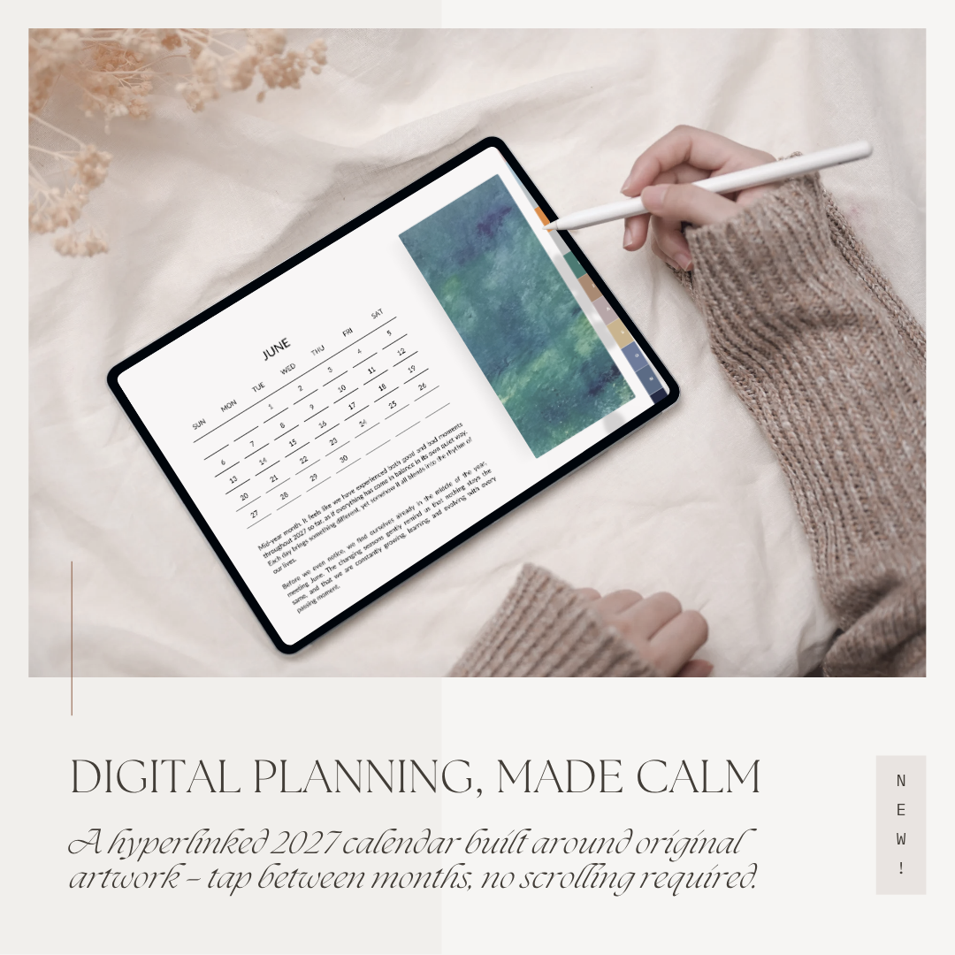 2027 Digital Calendar — Digital Planning, Made Calm