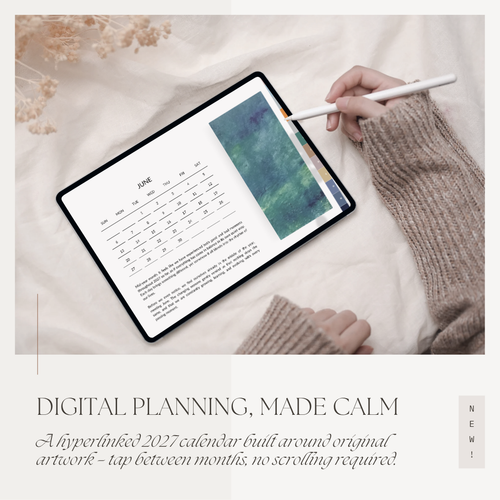 2027 Digital Calendar — Digital Planning, Made Calm