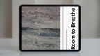 Room to Breathe workbook cover shown on a tablet