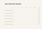 Room to Breathe - Daily Practice Tracker page